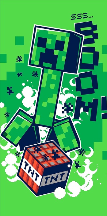 Osuka Minecraft Boom  zelen