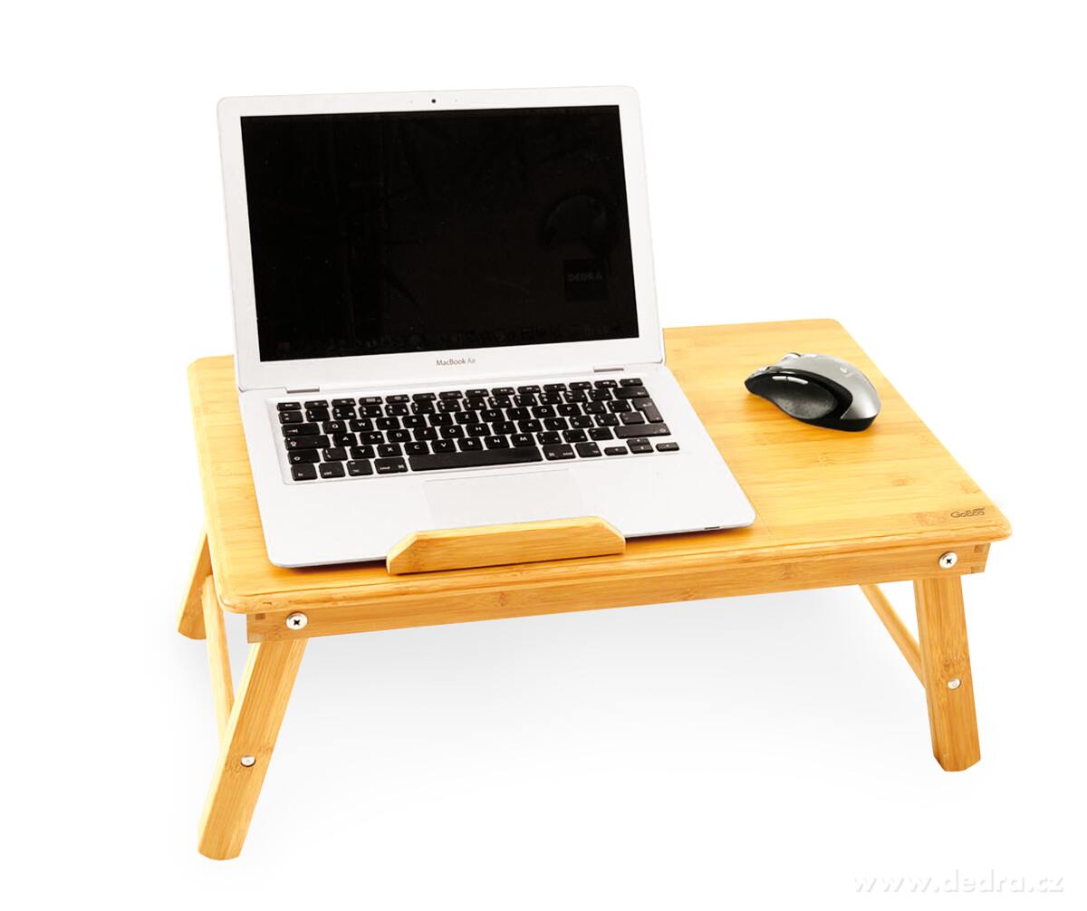 Bambusový stolek pod notebook i na snídani do postele 55 x 35 cm - zobrazit detaily