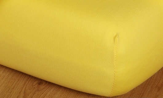 Prostěradlo jersey vysoká matrace 90x220cm  tmavě žlutá
