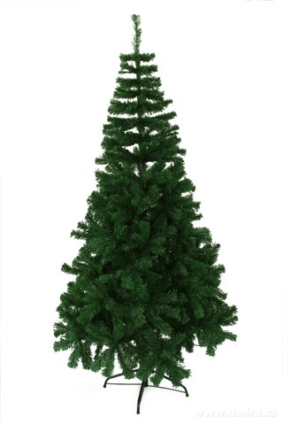 210 cm vánoční stromek se stojanem, ZELENý SMRK
