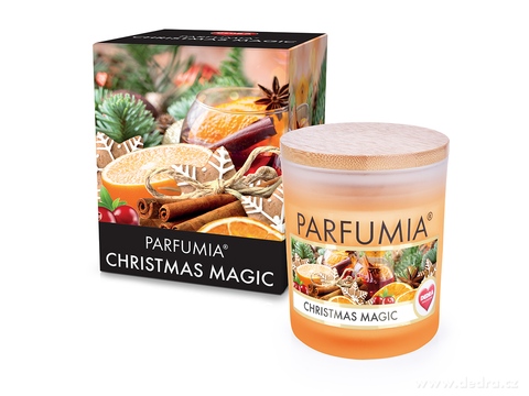 Sójová vonná EKO svíce PARFUMIA vánoční CHRISTMAS MAGIC, 250 ml