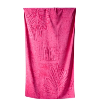 Plážová osuška Riviera 104x180 cm růžová