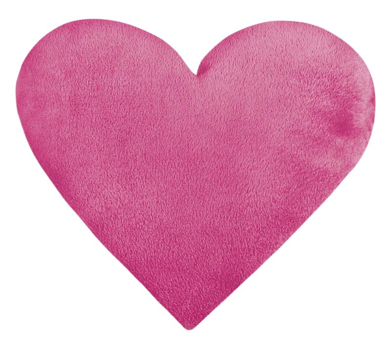 Polštář Srdce 42x48 cm růžová