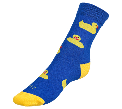 Ponožky Kachna 39-42 modrá, žlutá