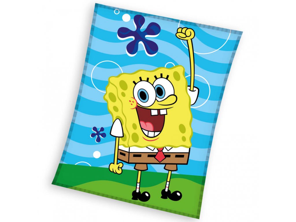 Dtsk deka Sponge Bob Zbava v Moi  130x170 cm - zobrazit detaily