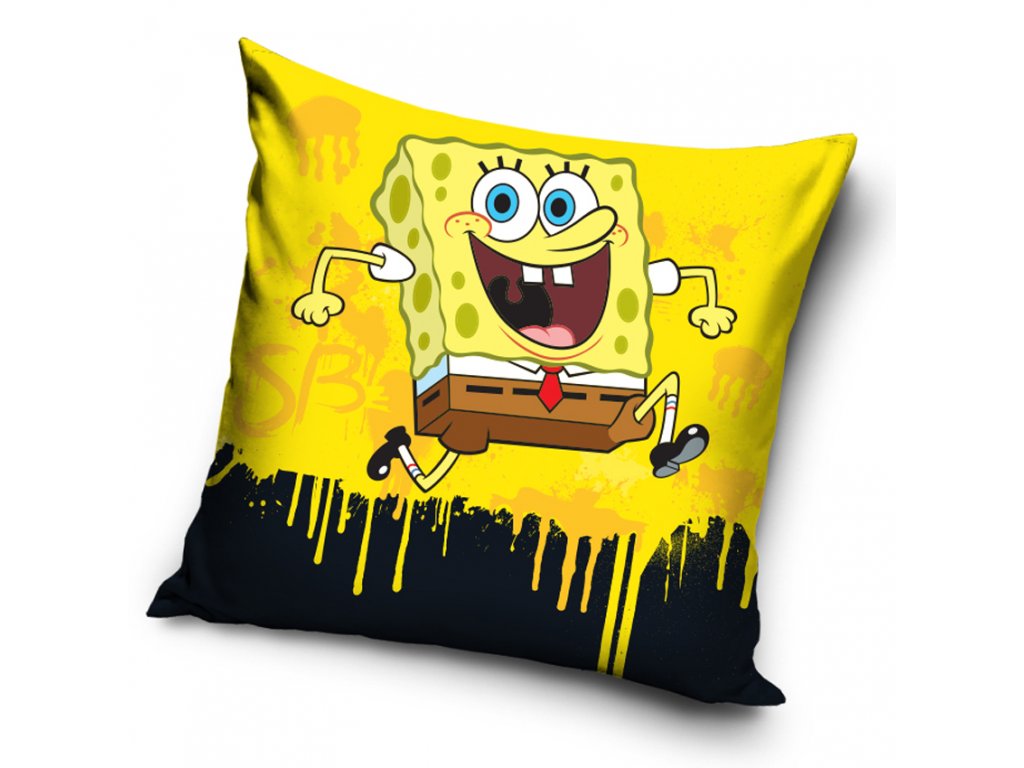 Polštářek Sponge Bob Žlutoch 40x40 cm