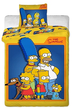 Domov Povlečení Simpsons