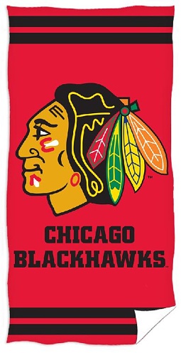 Osuška NHL Chicago Blackhawks 70x140 cm