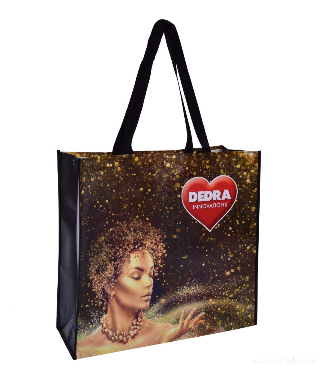 Citybag textilní taška s gold laminací š. 46 x h. 15 x v. 43 cm - zobrazit detaily