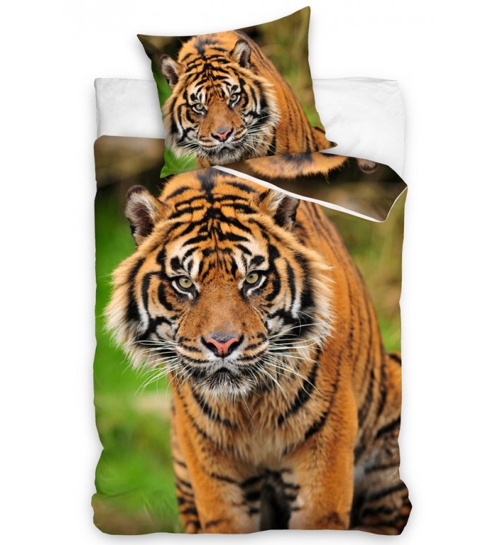 Povlečení Tygr Indický 140x200,70x90 cm - zobrazit detaily