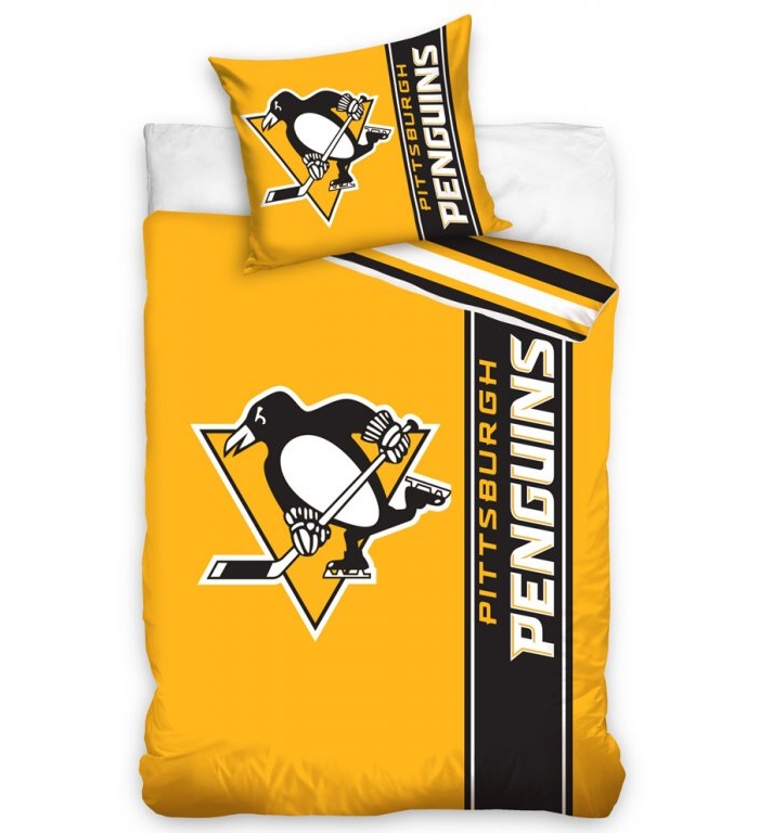 Povlečení NHL Pittsburgh Penguins Belt 70x90,140x200 cm - zobrazit detaily