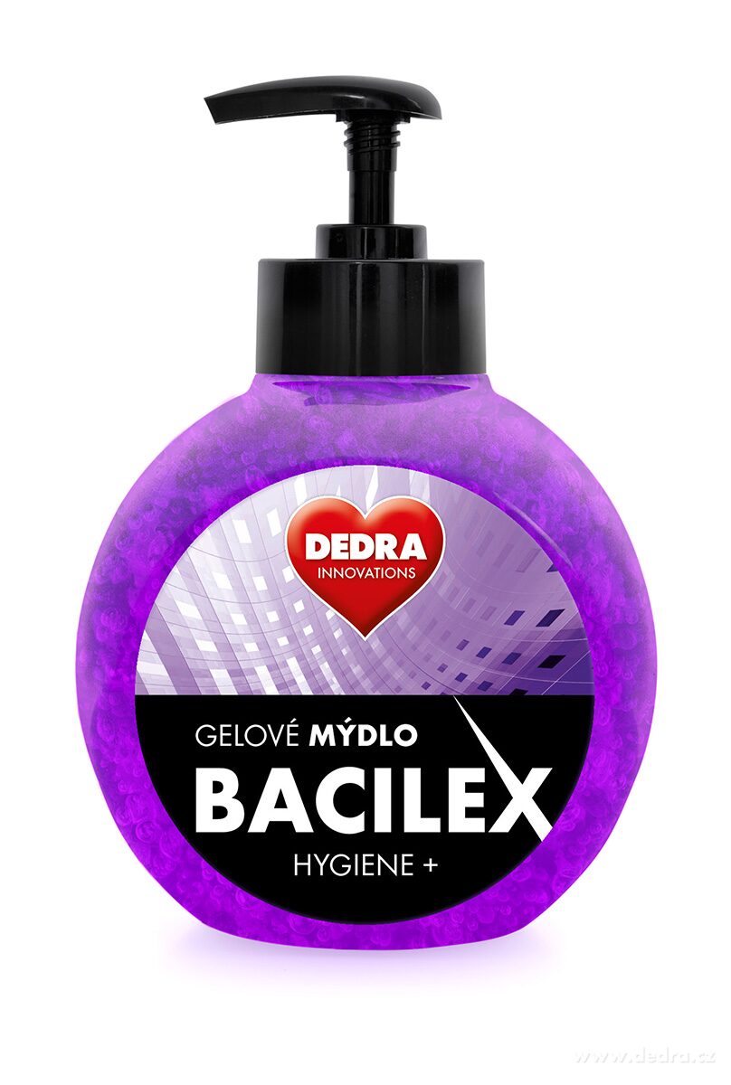Gelové mýdlo s antimikrobiální přísadou, 500 ml, BACILEX