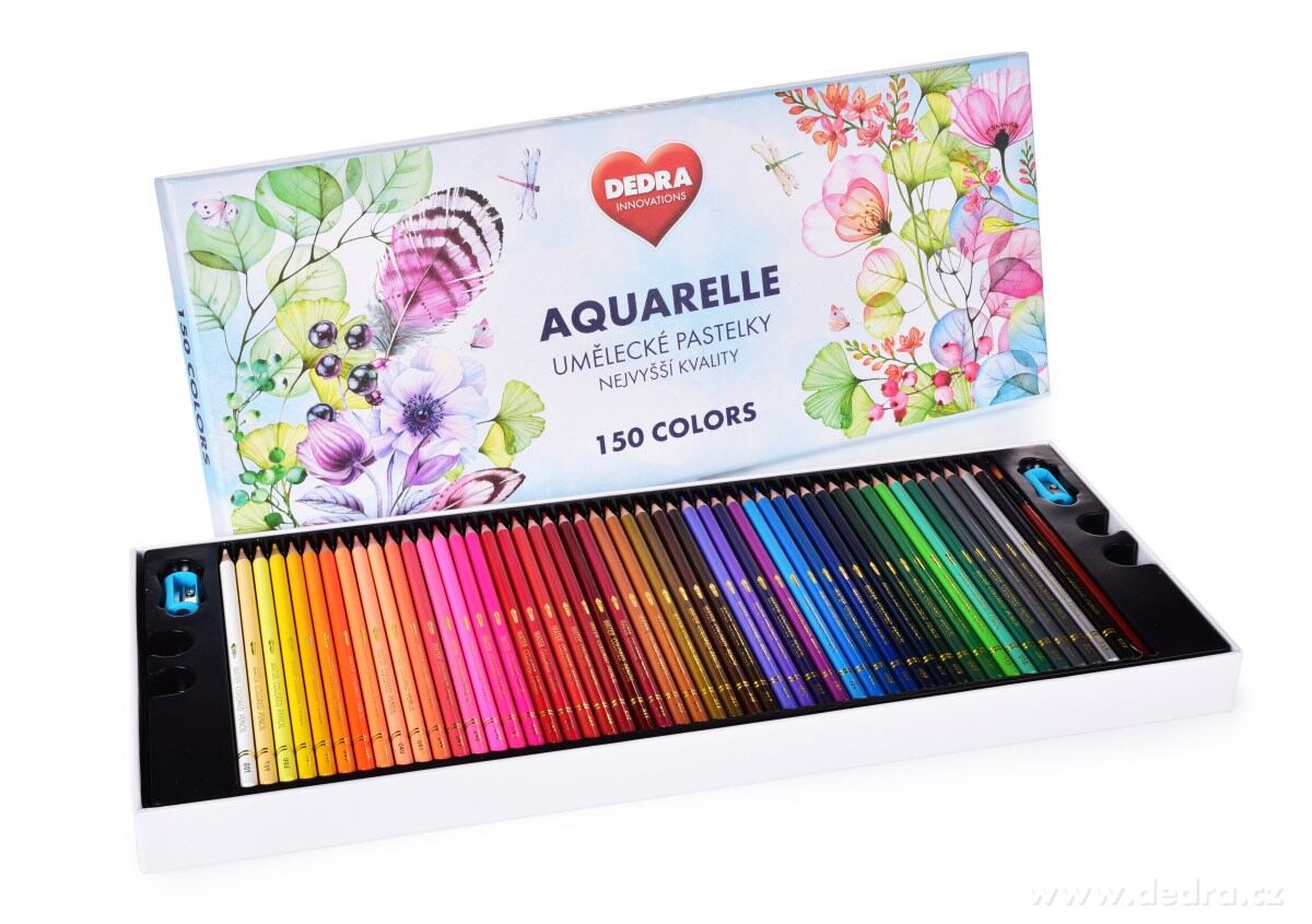 150 ks umělecké akvarelové pastelky nejvyšší kvality, AQUARELLE 3